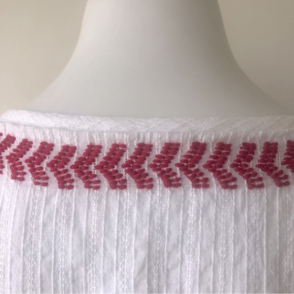 Club Monaco Tiphanie Embroidered Fringe Tassel Midi Dress, M - Picture 9 of 12